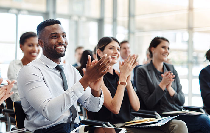 Event Feature Attendees Clapping